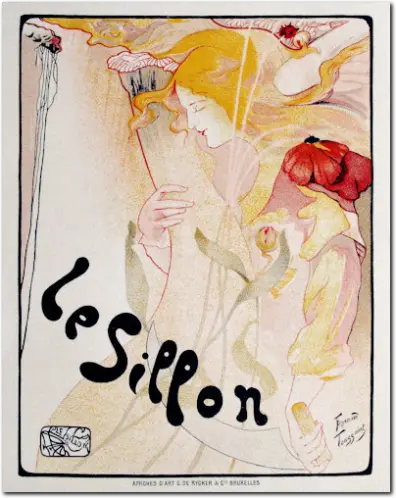 TOUSSAINT. Le Sillon. 1897. Litografia
