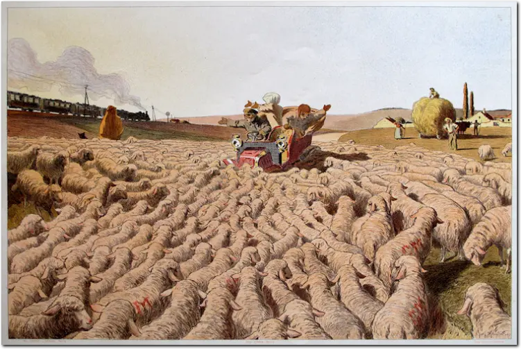 MEUNIER. Bloqués. 1905