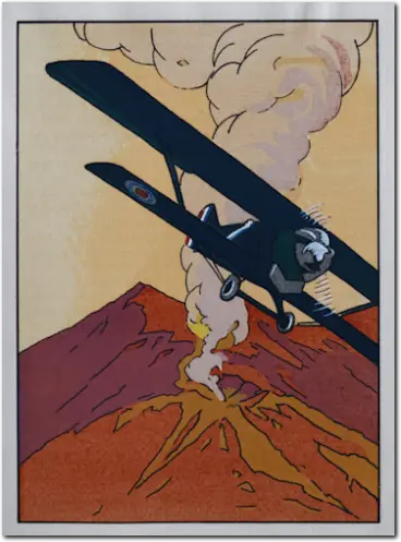 HALLO.Joseph Le Brix avec Dieudonné Costes sur le "Nungesser-Coli". 1928