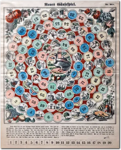BAUDENBACHER. Neues Gaesenspiel. 1880 ca.