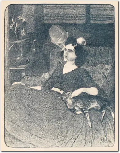 STEINLEN. En famille. 1896