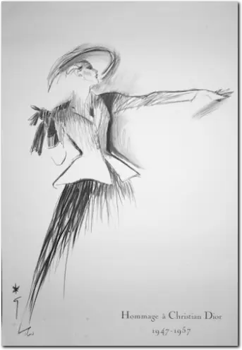 GRUAU. Hommage à Dior. 1987