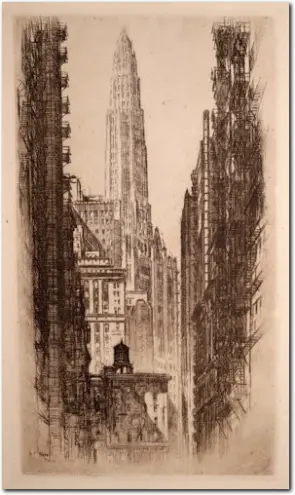 WEBB. Chicago - Mather Tower. 1930 ca.