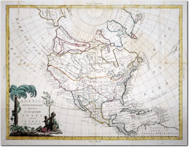 ZATTA. America nord. 1785