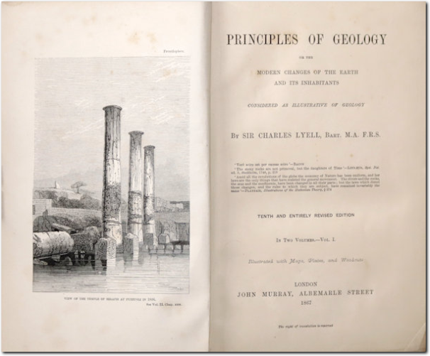 LYELL. Principles of Geology. 1867