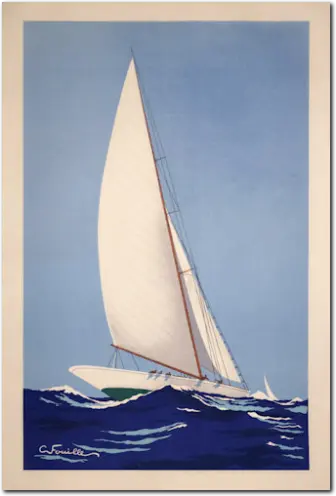 FOUILLE. Regata velica. 1930 ca.